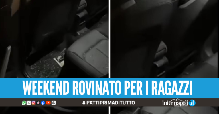 Napoletani derubati a Roma, auto sfasciata e depredata dai malviventi