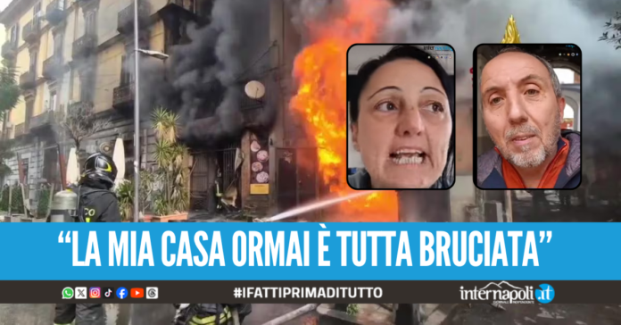 Sfollati dopo l'incendio alla pizzeria Benvenuti al Sud: "Trauma per noi e per i nostri figli"