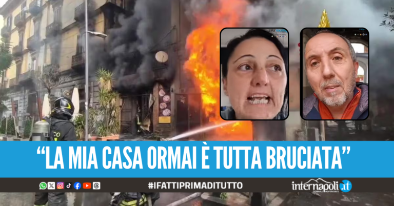 Sfollati dopo l'incendio alla pizzeria Benvenuti al Sud: "Trauma per noi e per i nostri figli"