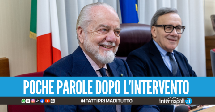 Aurelio De Laurentiis in Commissione Antimafia, il patron del Napoli è stato ascoltato