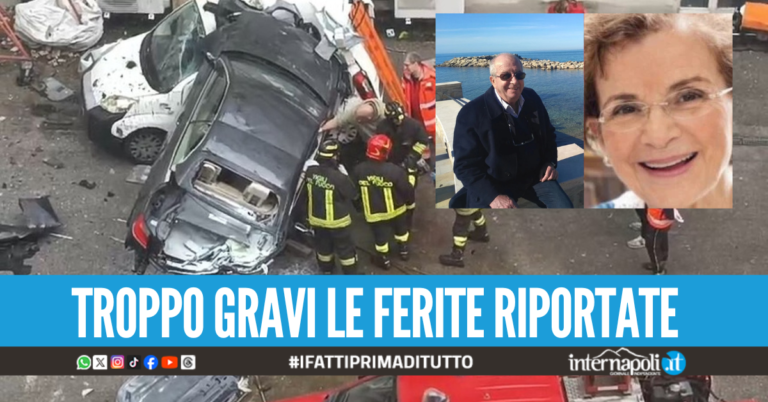 Auto cade nel vuoto ad Agropoli, dopo Giuseppe muore anche la moglie Gilda