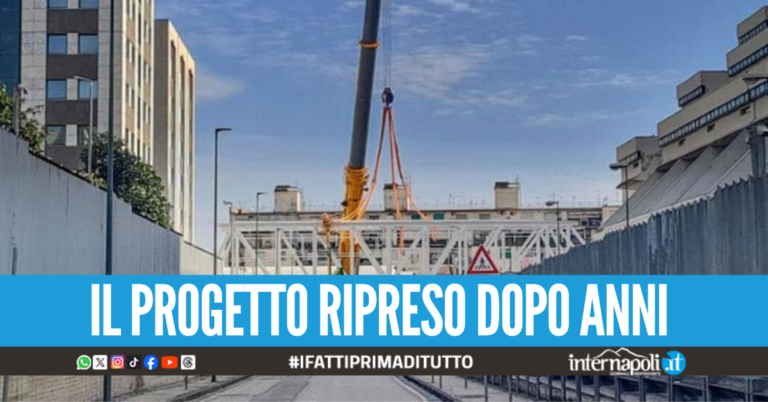Al Centro Direzionale il nuovo "ponte" pedonale, collegherà gli uffici di Procura e Tribunale