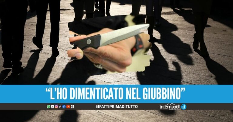 "Di solito non lo porto", 15enne beccato con il coltello nel Napoletano