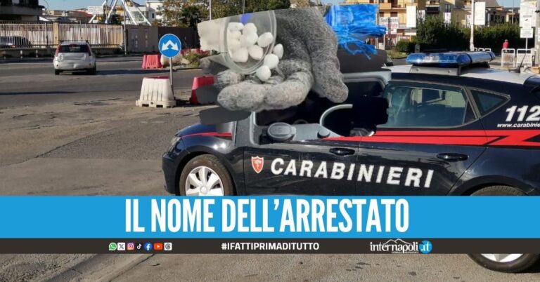 Pusher in fuga contromano sulla Circumvallazione, arrestato a Qualiano