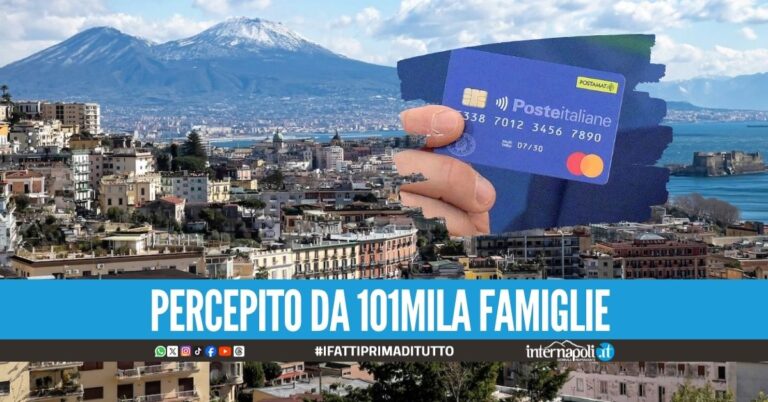 Napoli da record sull'Assegno d'Inclusione, superato tutto il nord Italia