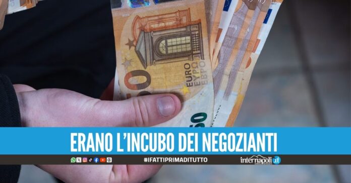 Spacciavano banconote da 50 euro, beccati 2 falsari di Napoli
