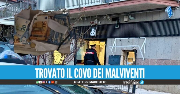 Furti in banca a Casavatore e ad Agerola, presi i 5 membri della banda