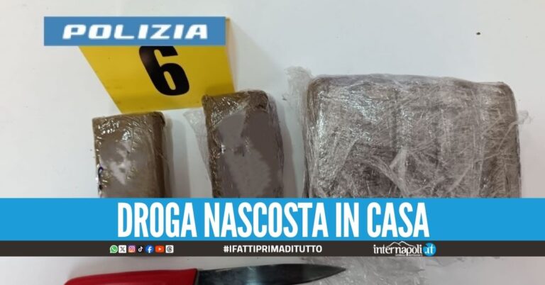 Sequestrato un kg di hashish nel Napoletano, 2 giovani nei guai