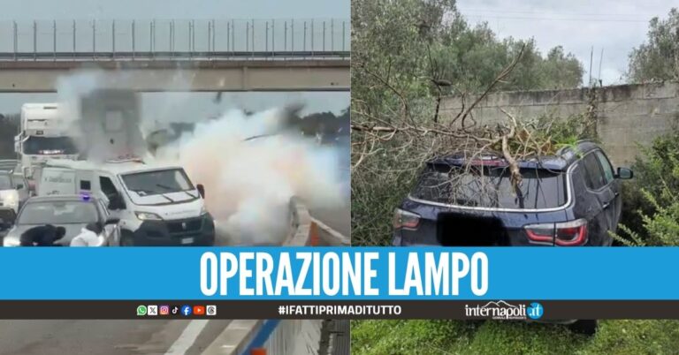 Un furgone portavalori è stato assaltato sulla statale 613 la superstrada che collega Lecce a Brindisi, all'altezza di Tuturano.