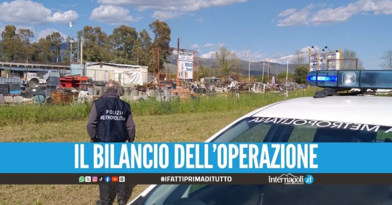Lotta ai rifiuti pericolosi, sequestri tra Arzano e Melito: 7 denunciati