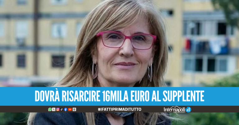Escluse un prof dalle graduatorie, condannata la preside di Caivano Eugenia Carfora