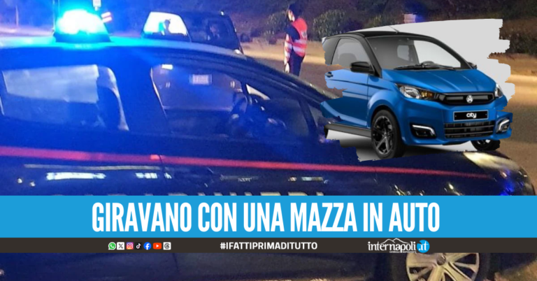Fuggono dai carabinieri a bordo della "Macchina 50", denunciati tre minori nel Napoletano