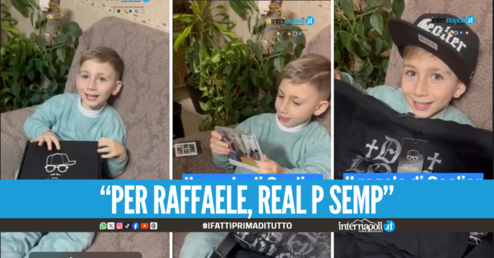 Il regalo di Geolier per il piccolo Raffaele, box speciale e nuovo CD autografato