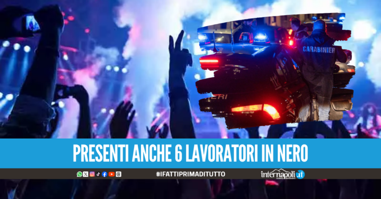 Impianto elettrico non a norma e uscita di sicurezza chiusa, sequestrata discoteca a Bagnoli