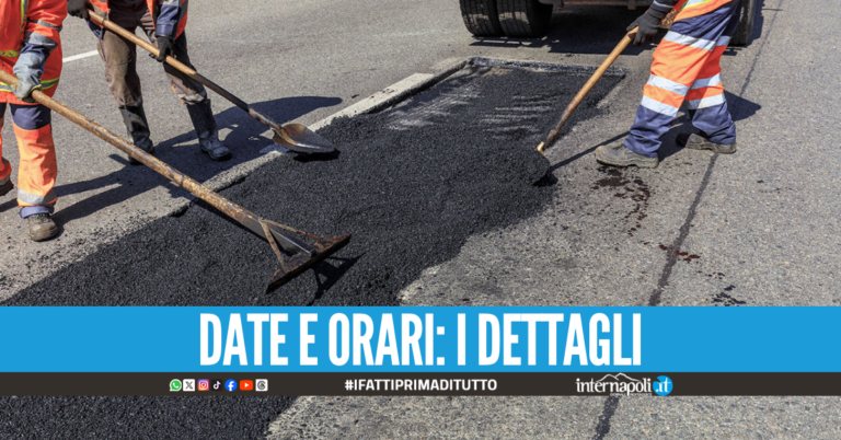 Lavori idrici in Via Leonardi a Napoli, divieti di sosta e di transito fino ad aprile