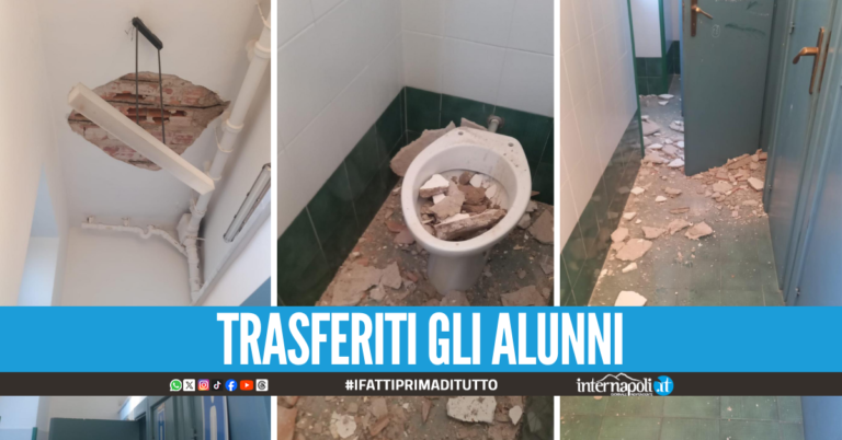 Paura in Costiera, crolla solaio della scuola primaria: lezioni sospese