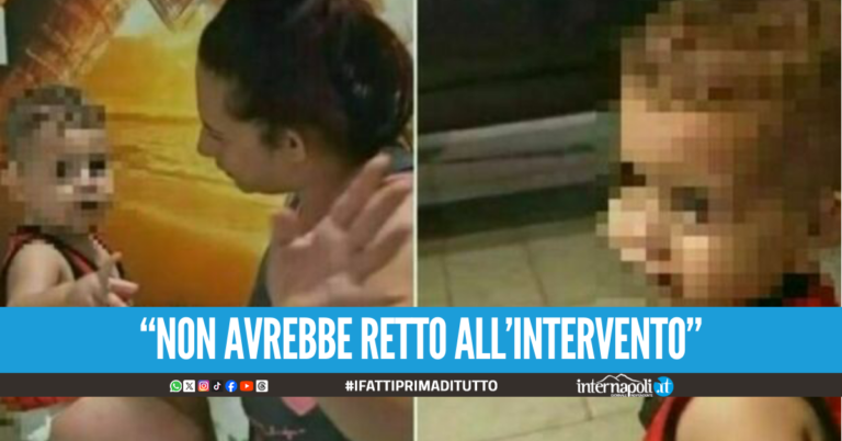 Peggioramento nella notte, il piccolo Domenico è in coma: "Cervello compromesso"