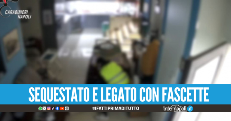 Rapina choc a Napoli, finti postino legano vittima e portano via 25mila euro
