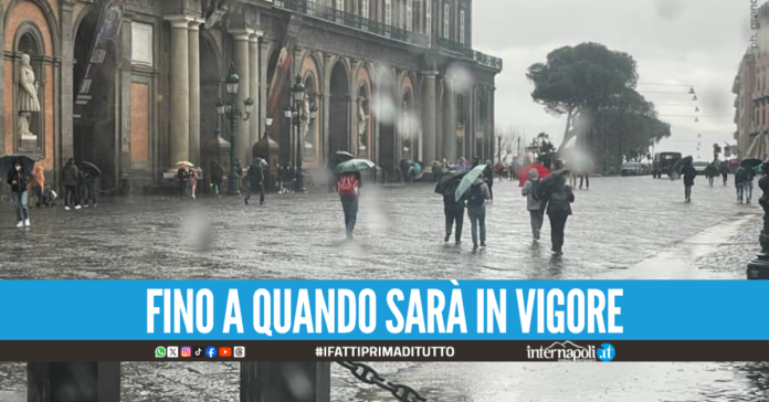 Temporali e vento forte, prorogata l'allerta meteo in Campania