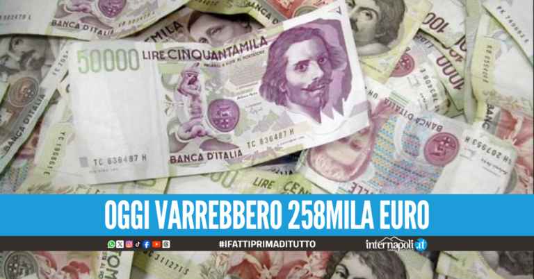 Torna a casa dei nonni a Caserta e trova mezzo miliardo di lire nascosti nel comò