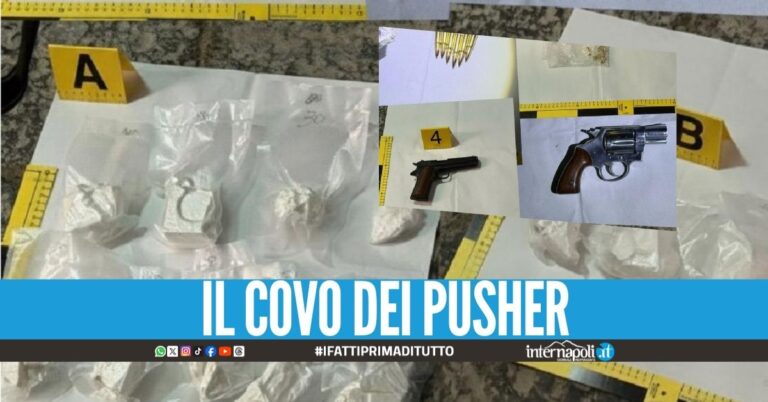 Pistole e un kg di droga scovati nella Sanità, scatta il sequestro
