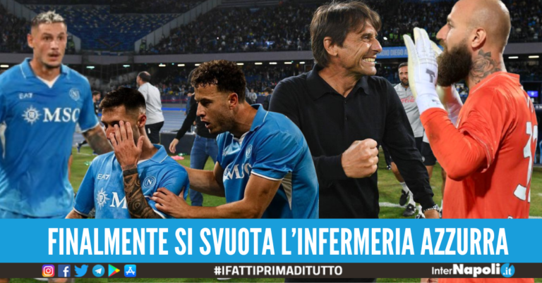 napoli rientro infortunati