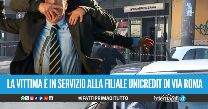 rapina dipendente unicredit melito lusciano
