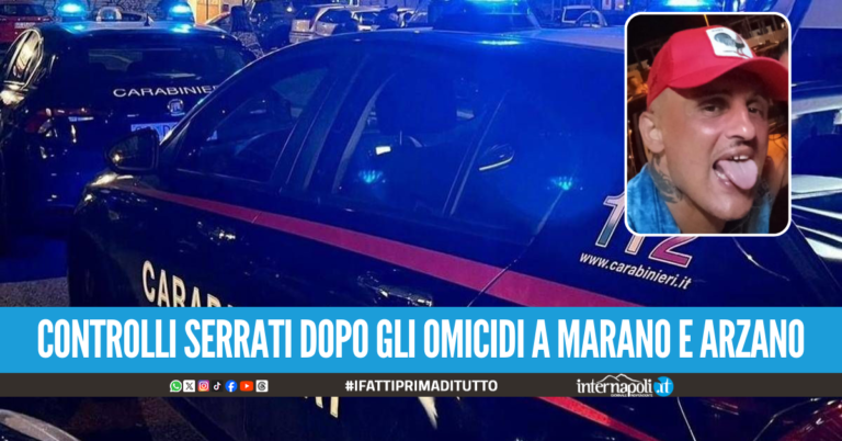 Controlli dopo l'omicidio Lupoli ad Arzano: arrestato 49enne, aveva una pistola in casa