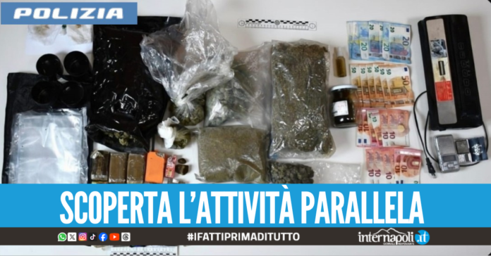 Oltre 3 kg di droga nascosti in albergo a Pozzuoli, pusher in manette