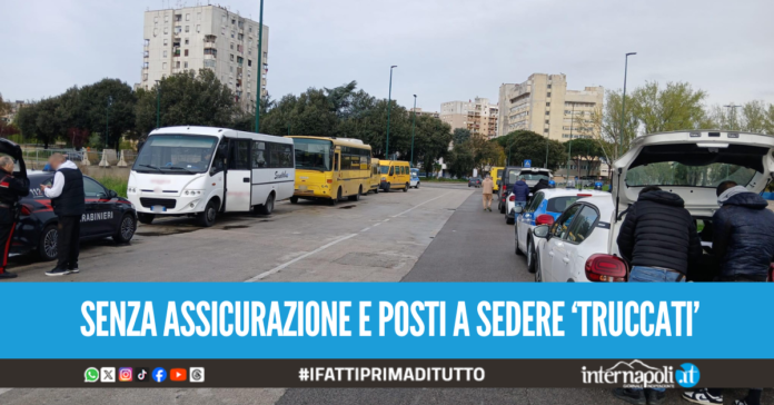 Bus 'fuorilegge' a Scampia, trasportavano i bambini a scuola senza autorizzazioni