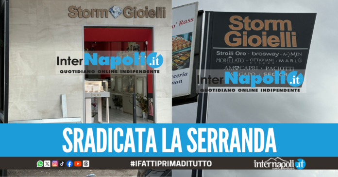 Ladri in azione su corso Campano a Giugliano, presa d'assalto la gioielleria 