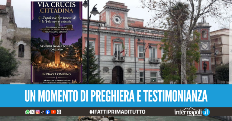 Arzano si mette in cammino: una Via Crucis cittadina per gridare la speranza