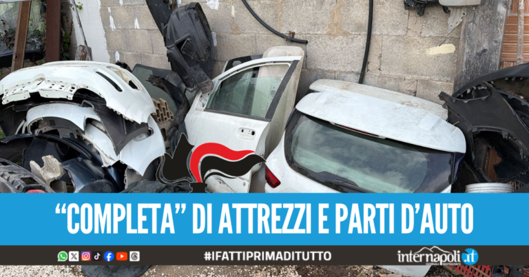 Un'officina abusiva nel garage a Villaricca, in manette il "titolare"