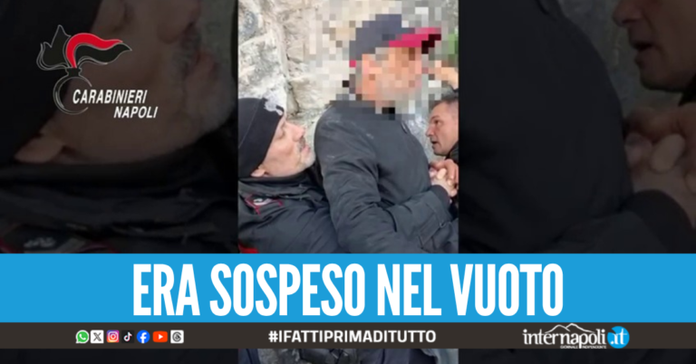 Tenta di togliersi la vita a Castellammare, salvato dall'abbraccio dei carabinieri