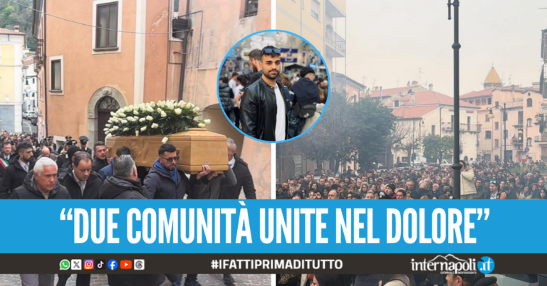 Dolore ai funerali di Luca Sannino, il carabiniere 27enne in servizio presso la stazione di Qualiano