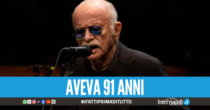 Lutto nel mondo della musica italiana, è morto Gino Paoli