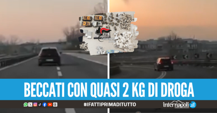 Folle fuga a 200 km/h da Giugliano ad Arzano, due giovani arrestati dopo il lungo inseguimento