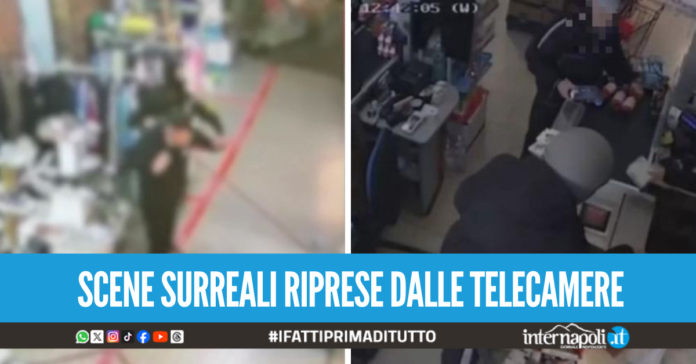 Colpo al supermercato Sigma di Secondigliano, cassiere sotto minaccia tra l'indifferenza dei clienti