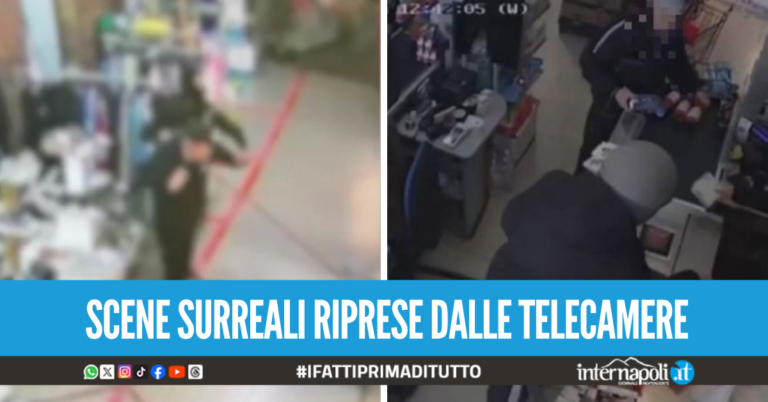 Colpo al supermercato Sigma di Secondigliano, cassiere sotto minaccia tra l'indifferenza dei clienti