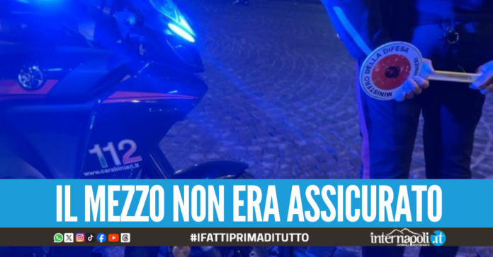 Vedono l'alt e scappano via, fuga da cinema in scooter tra Qualiano e Varcaturo