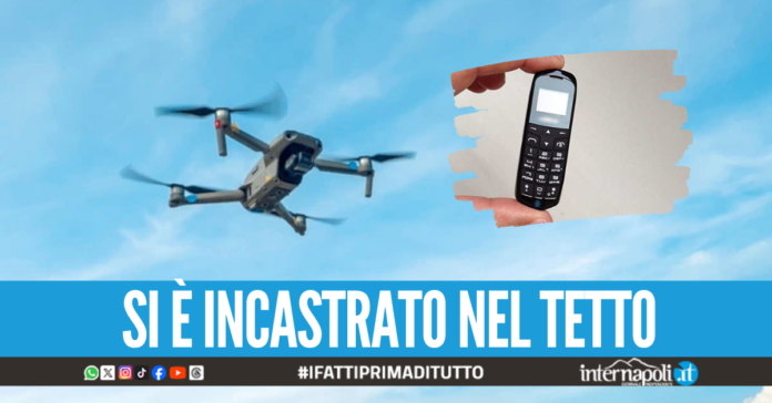 Drone si schianta contro la caserma dell'Esercito a Napoli, trasportava microcellulari