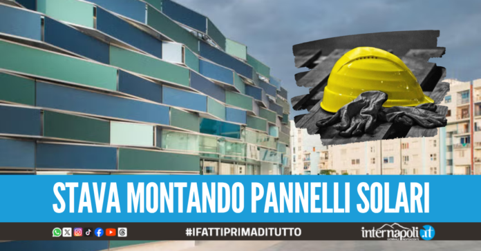 Dramma sul lavoro nel Napoletano, operaio precipita durante i lavori sul tetto