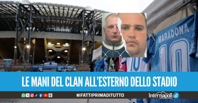 Pizzo sui gadget del Napoli e contrabbando, gli affari dei Troncone fuori al Maradona