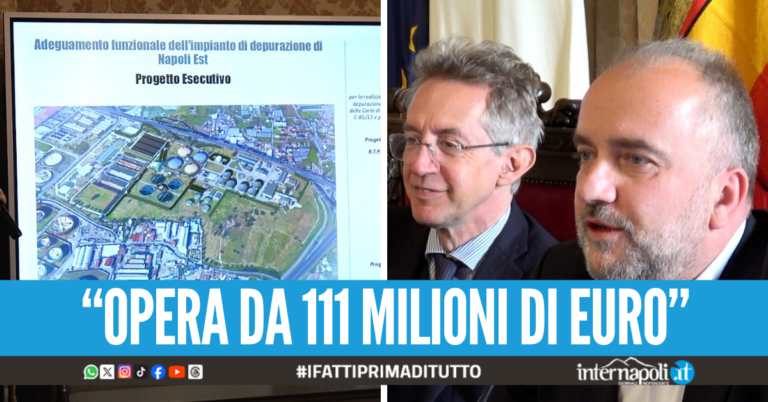Il depuratore di Napoli Est verrà potenziato: "Sarà un impianto all'avanguardia"