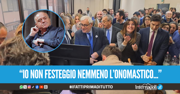 Festa magistrati a Napoli dopo la vittoria del 