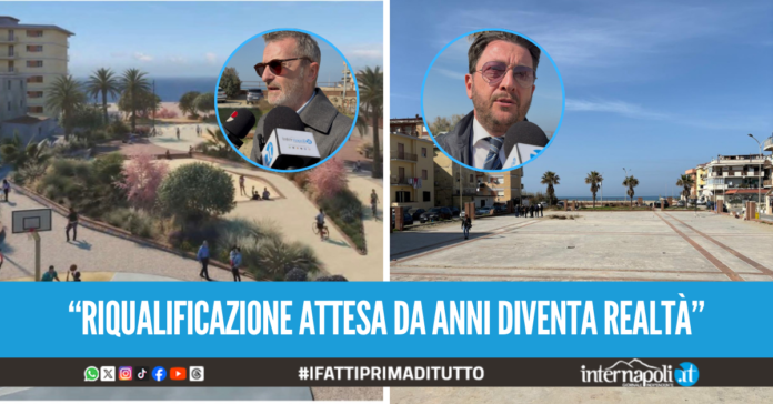 Al via i lavori in piazza Cristoforo Colombo a Licola, la fascia costiera riavrà il suo sbocco sul mare