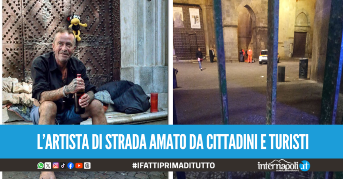 Napoli dice addio a Silvan, il noto giocoliere colpito da malore davanti la Basilica di Santa Chiara