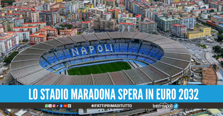 Napoli spinge per Euro 2032, inviato il progetto di restyling del Maradona alla Figc