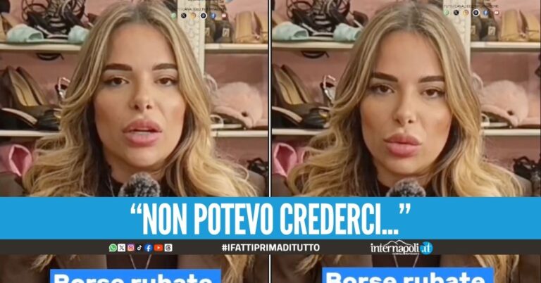Il fidanzato le ruba le borse e le rivende, Mery: "Un angelo mi ha fatto cliccare sul sito online"
