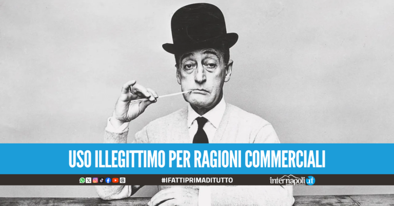 Pizzeria con gigantografia di Totò: condannata a risarcire gli eredi